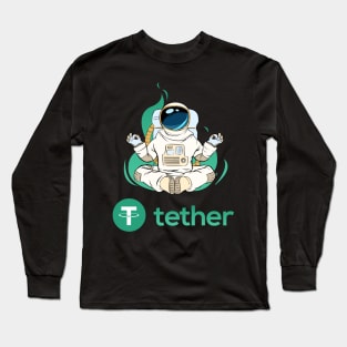 tether usdt coin Crypto coin Crytopcurrency Long Sleeve T-Shirt